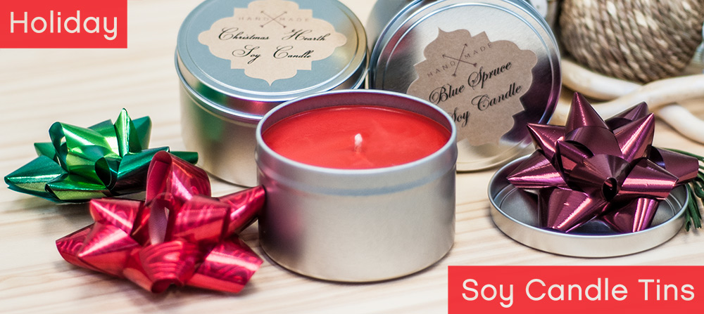 Beginner Soy Candle Making Instructions: Holiday Candle Tins - CandleScience