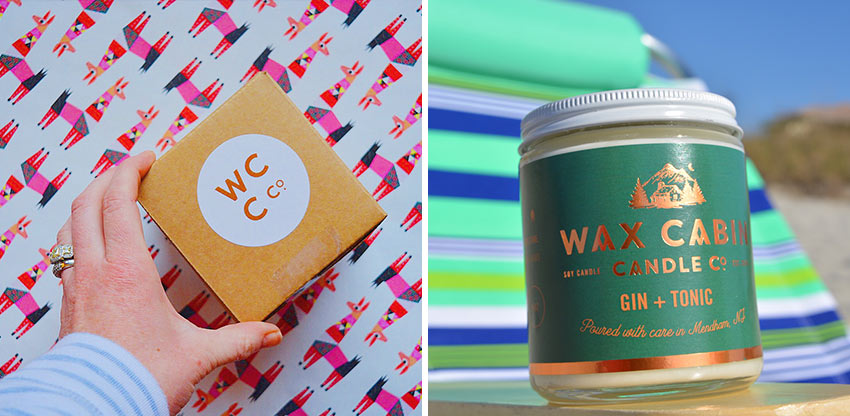 Wax Cabin Candle Co. Packaging and Branding