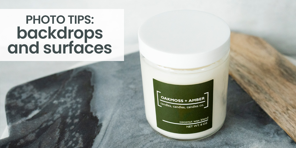 Candle Product Photography: Backdrops and Surfaces - CandleScience