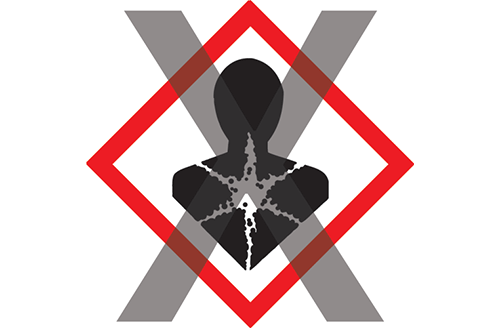 Health Hazards safety warning icon.