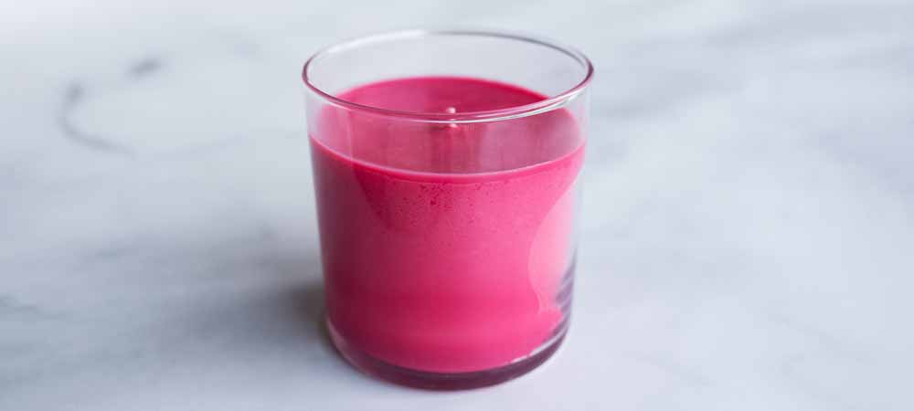 Lab Notes: Ecosoya CB-135 Soy Wax Soy wax frosting in a candle jar.