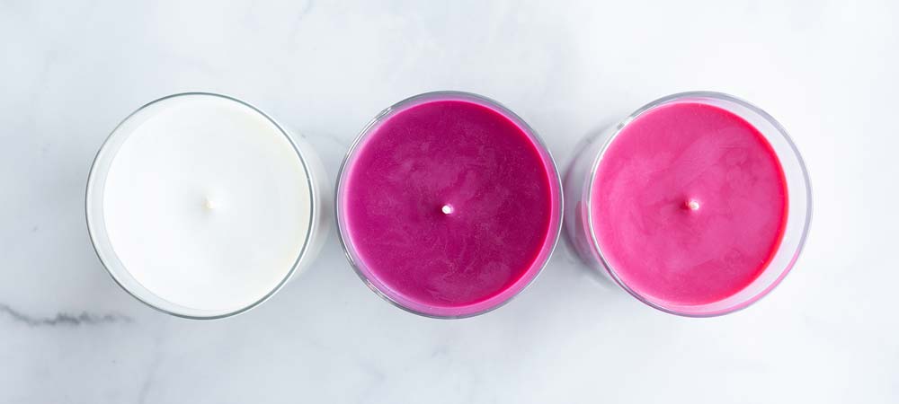 Lab Notes: Ecosoya CB-135 Soy Wax Overhead image of soy candles.