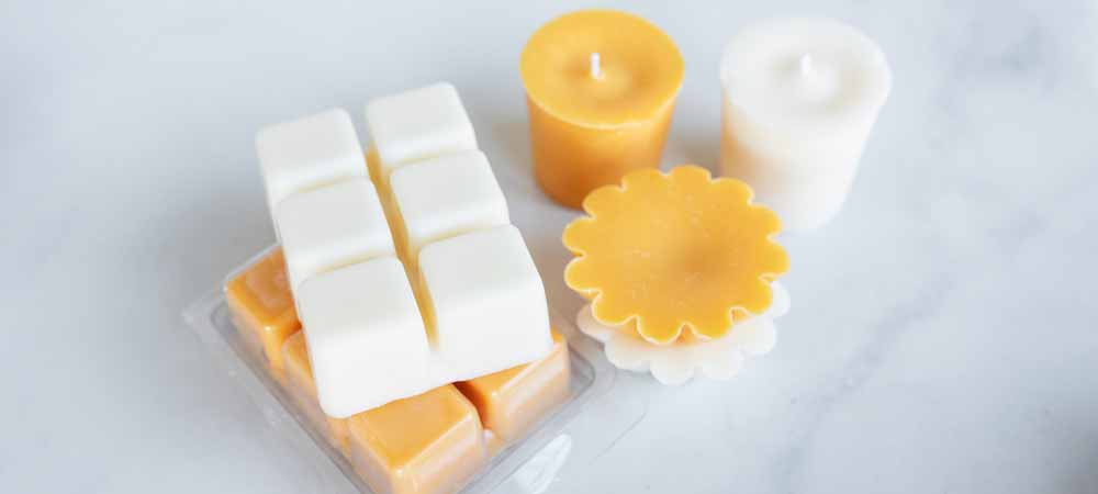 Lab Notes: Ecosoya PB Pillar Soy Wax Soy wax melts, clamshells, votives, and wax tarts.