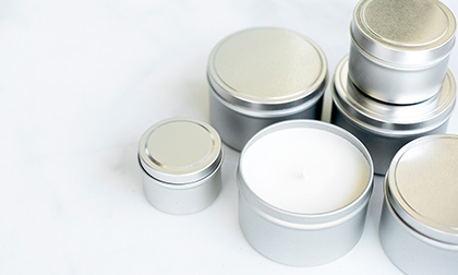 Aluminum Round Candle Jars With Lids - Perfect For Diy Candles