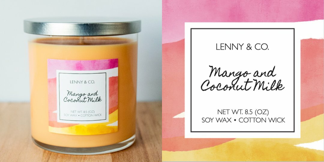 Mango and Coconut Milk Fragrance Oil Candle