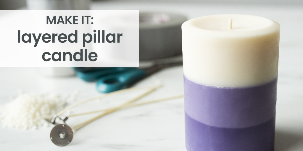 Layered Soy Pillar Candles - CandleScience