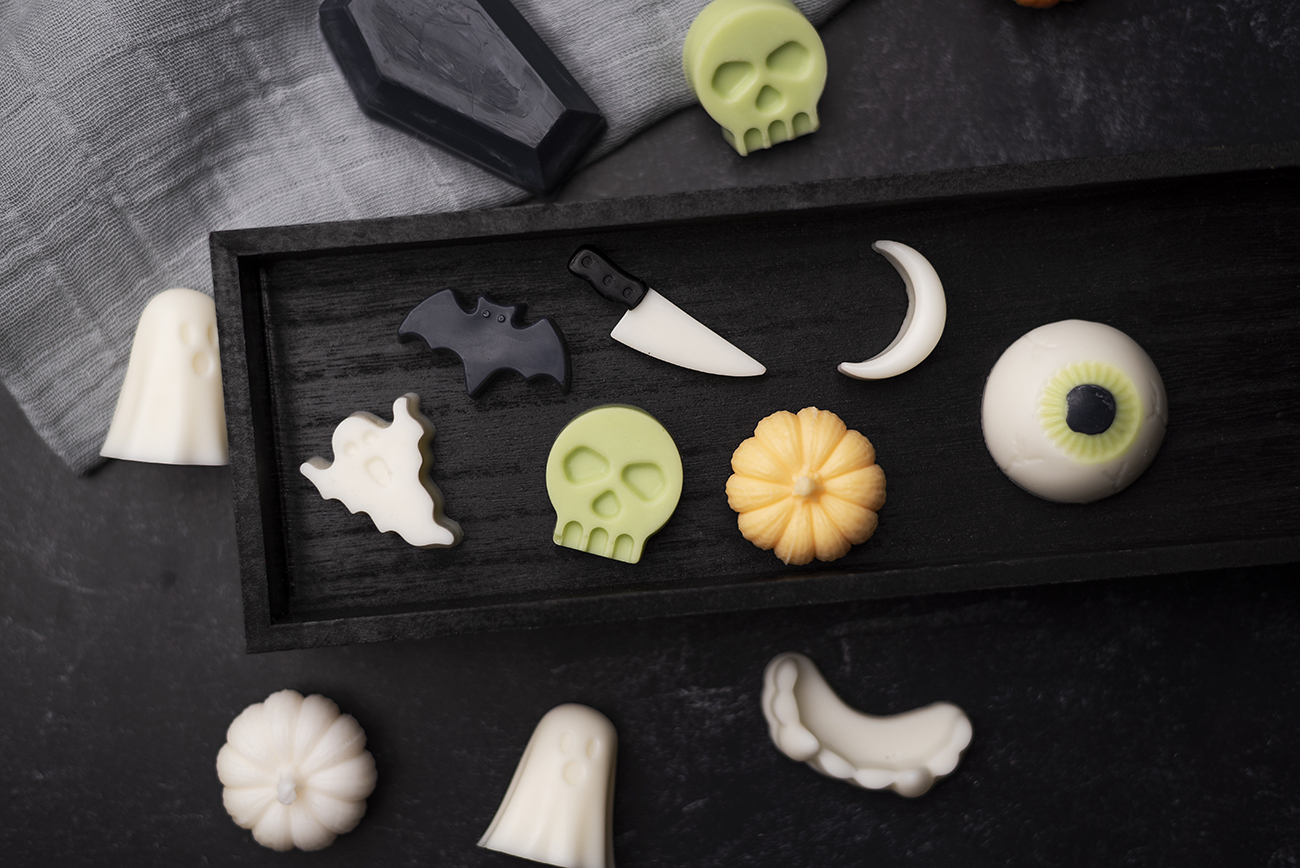 Halloween shape wax melts.