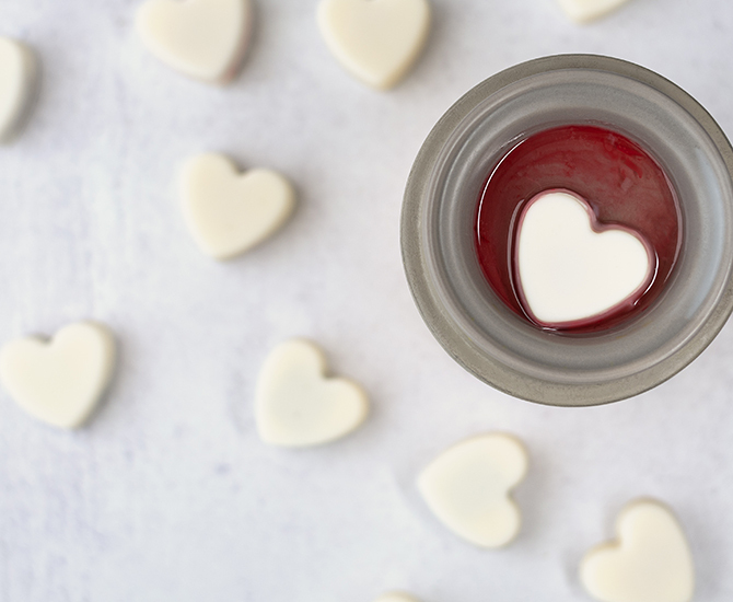 Bleeding heart wax melts.