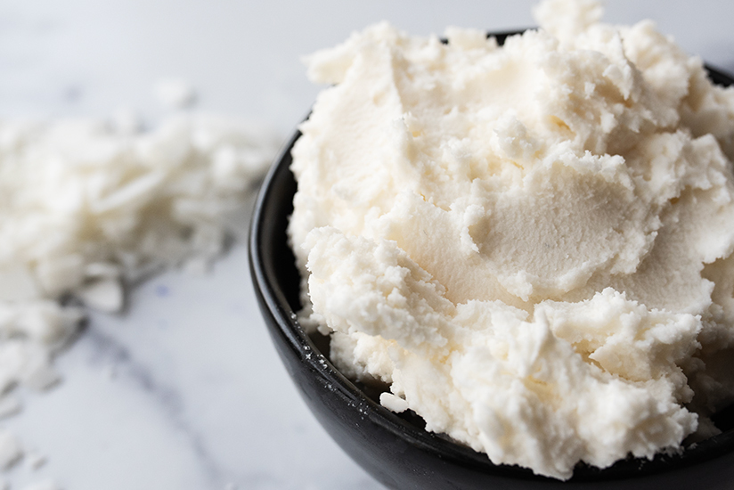 Whipped soy wax.