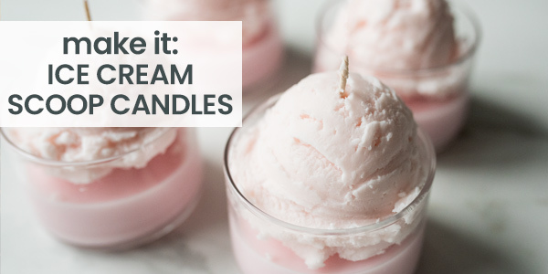 Ice Cream Scoop Candle Recipe With Essential Oils - Simply Earth Blog