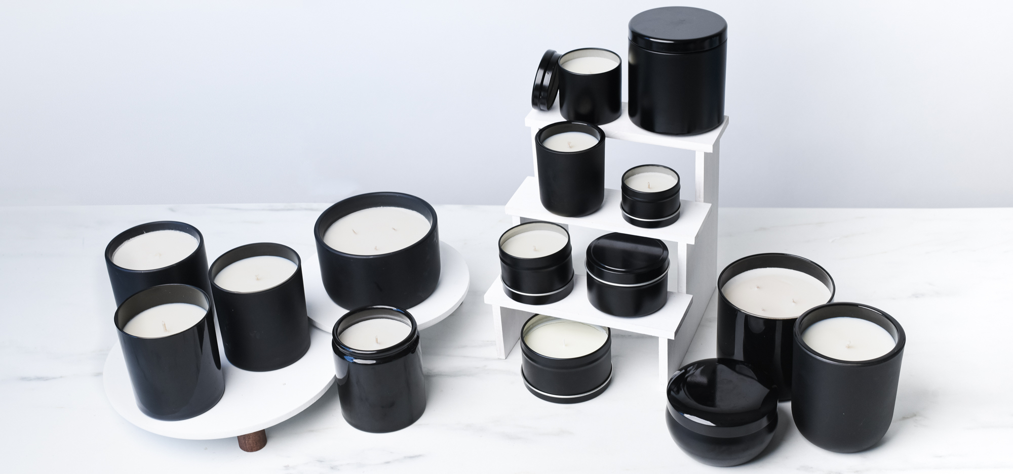 Black Candle Containers CandleScience