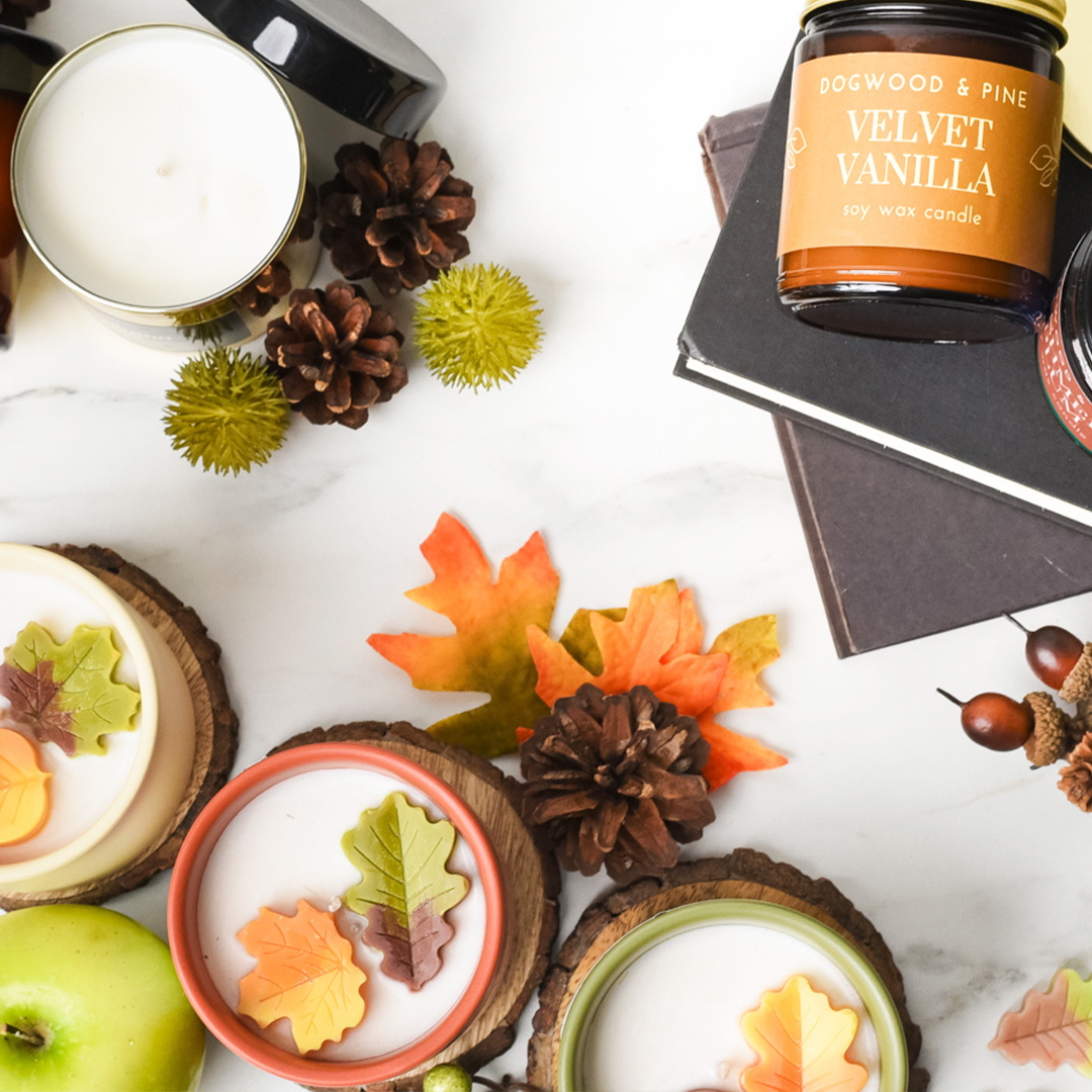 fall candle line inspiration