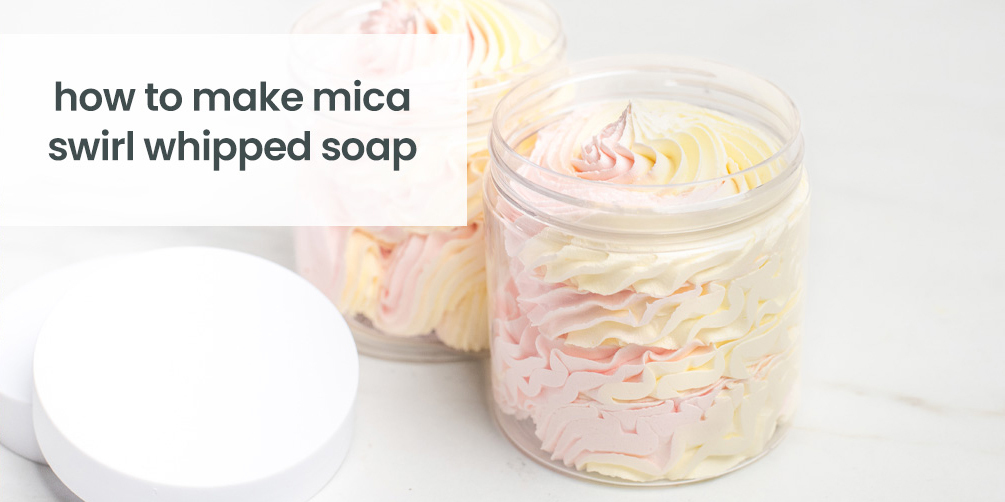 How to make mica swirl whipped soap CandleScience