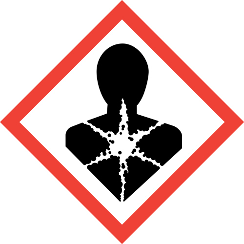 Health Hazards safety warning icon.