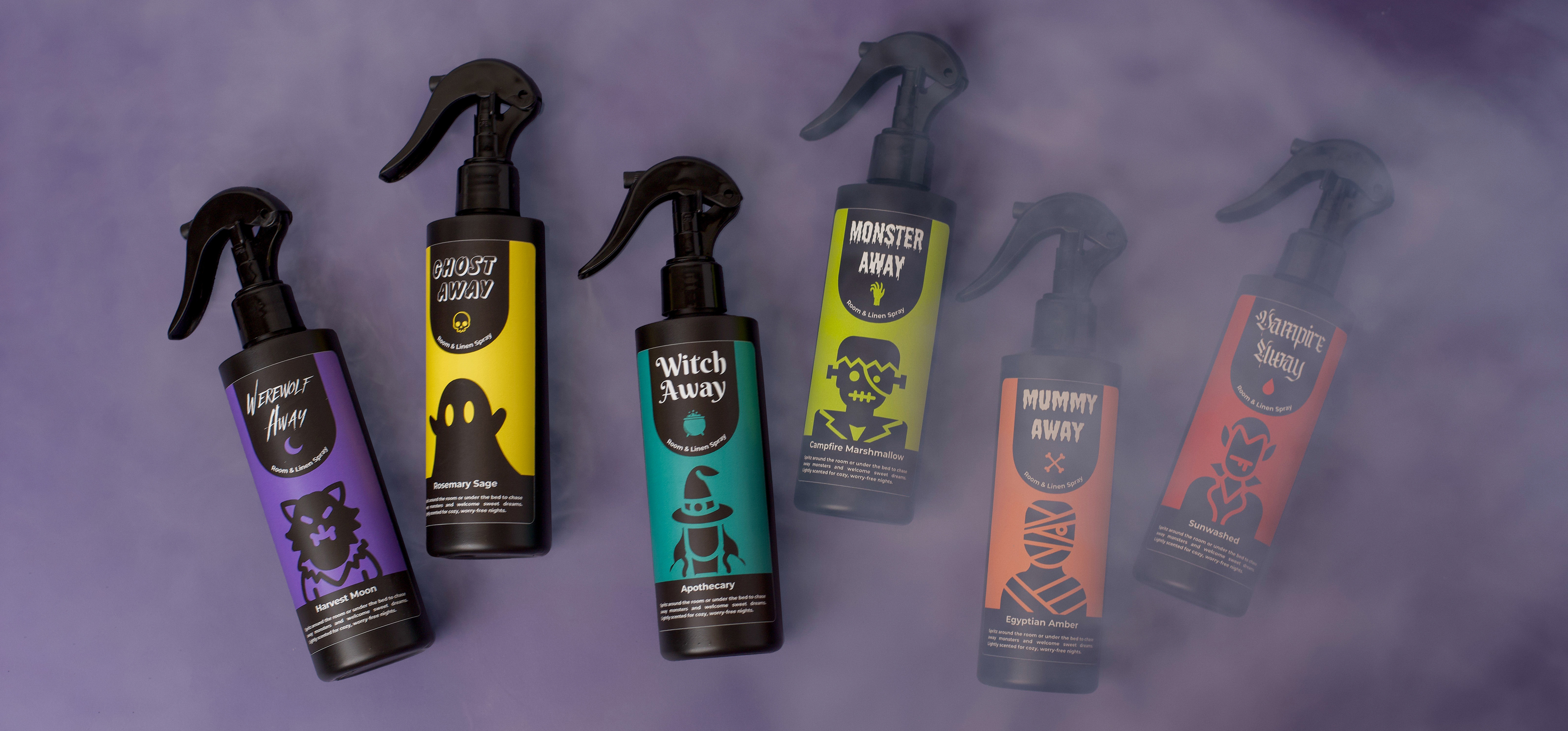 Bottles of monster away spray.