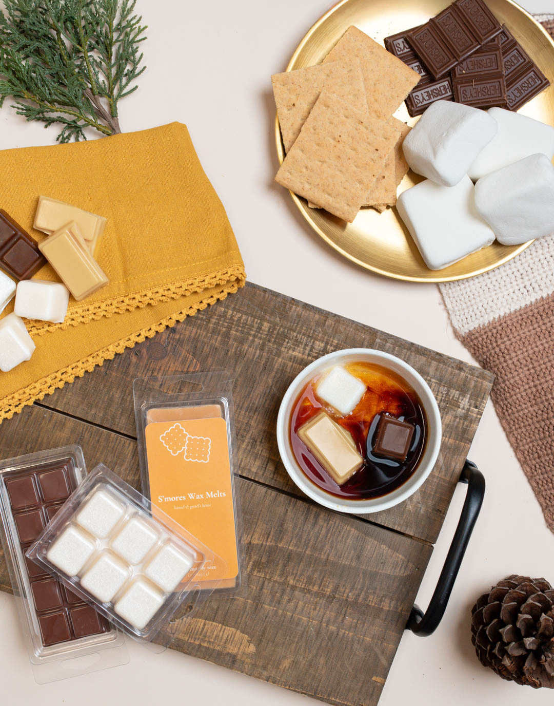 S'mores Wax Melt Trio