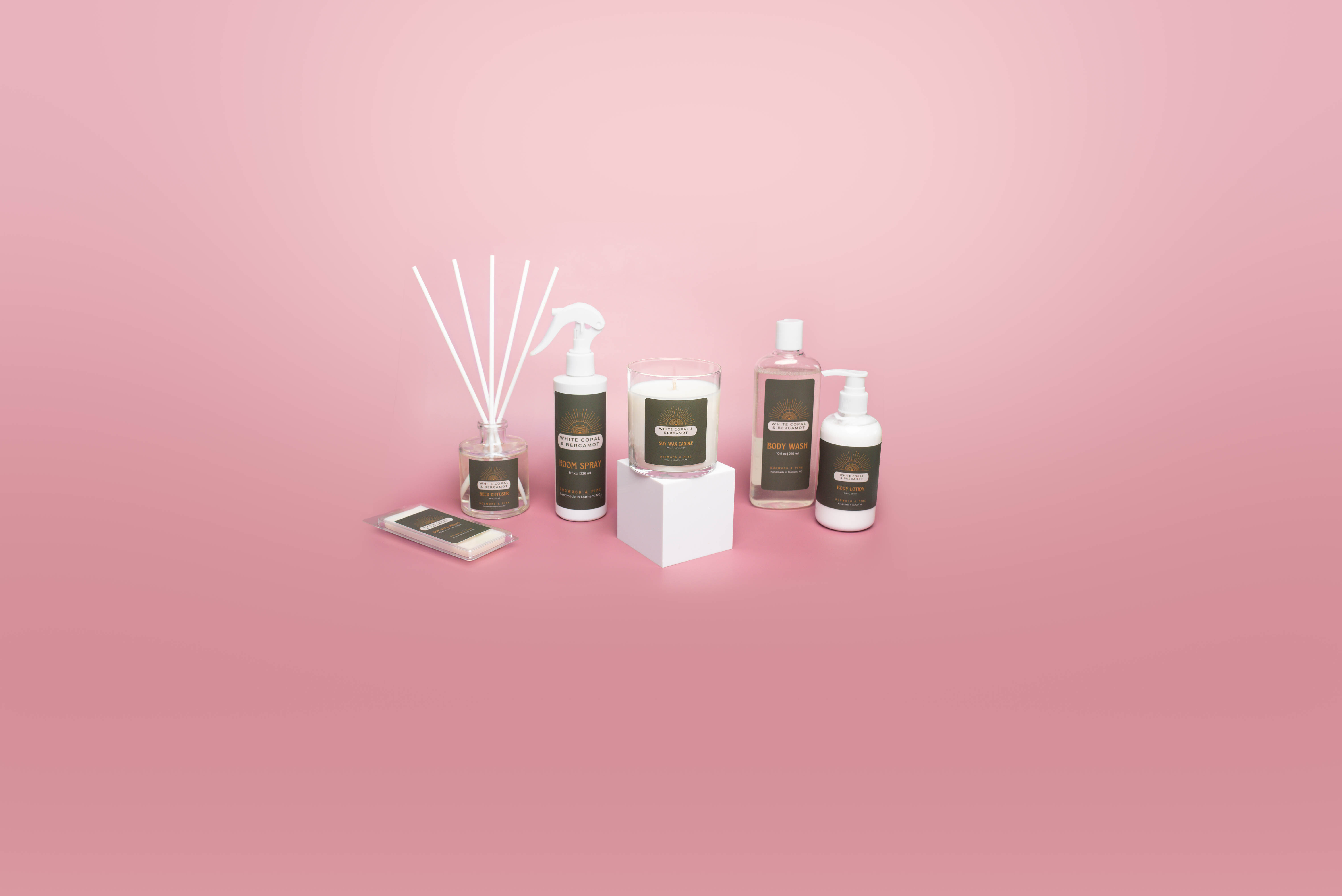 Home fragrance and bath & body products made with CandleScience supplies