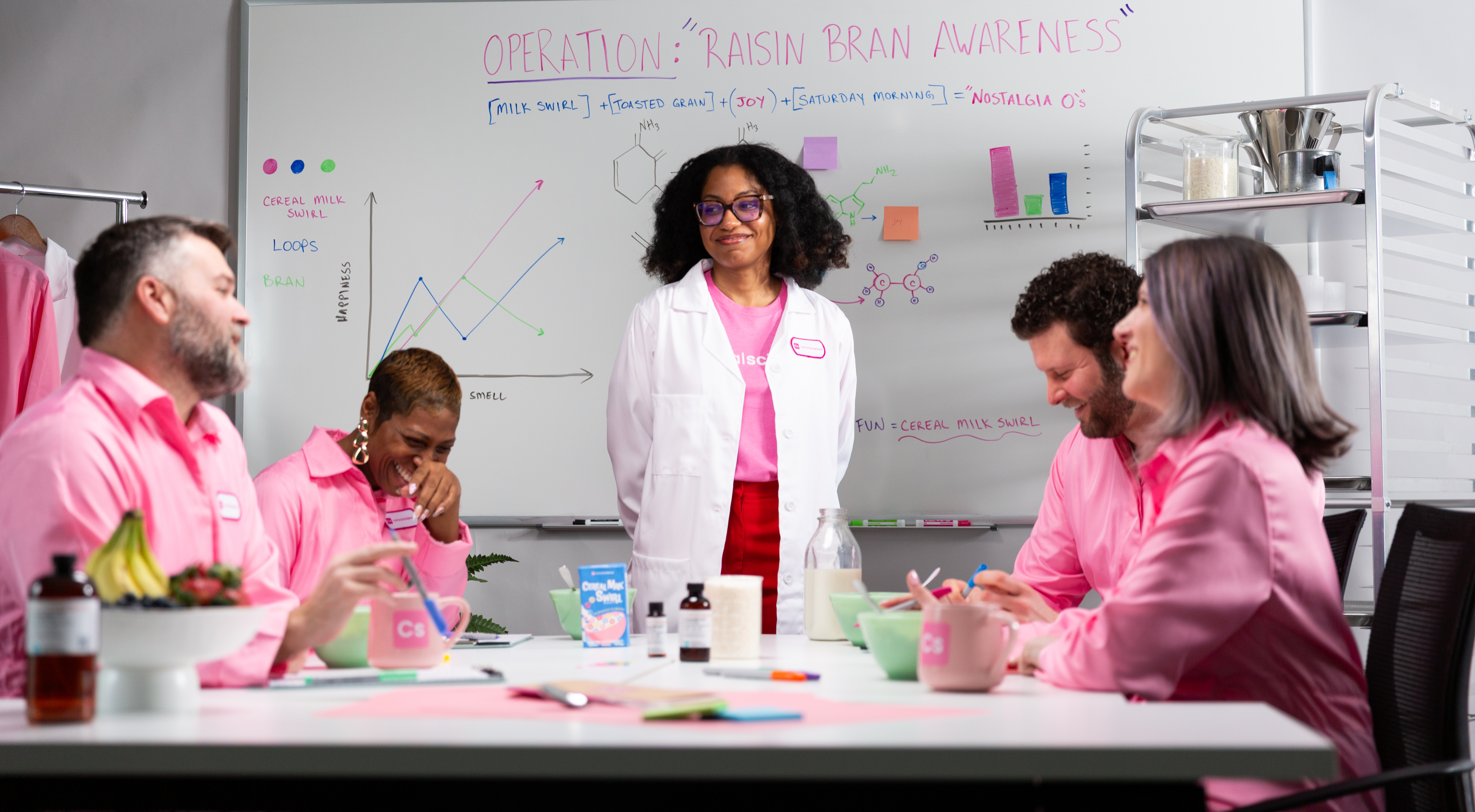 CerealScience testing room.