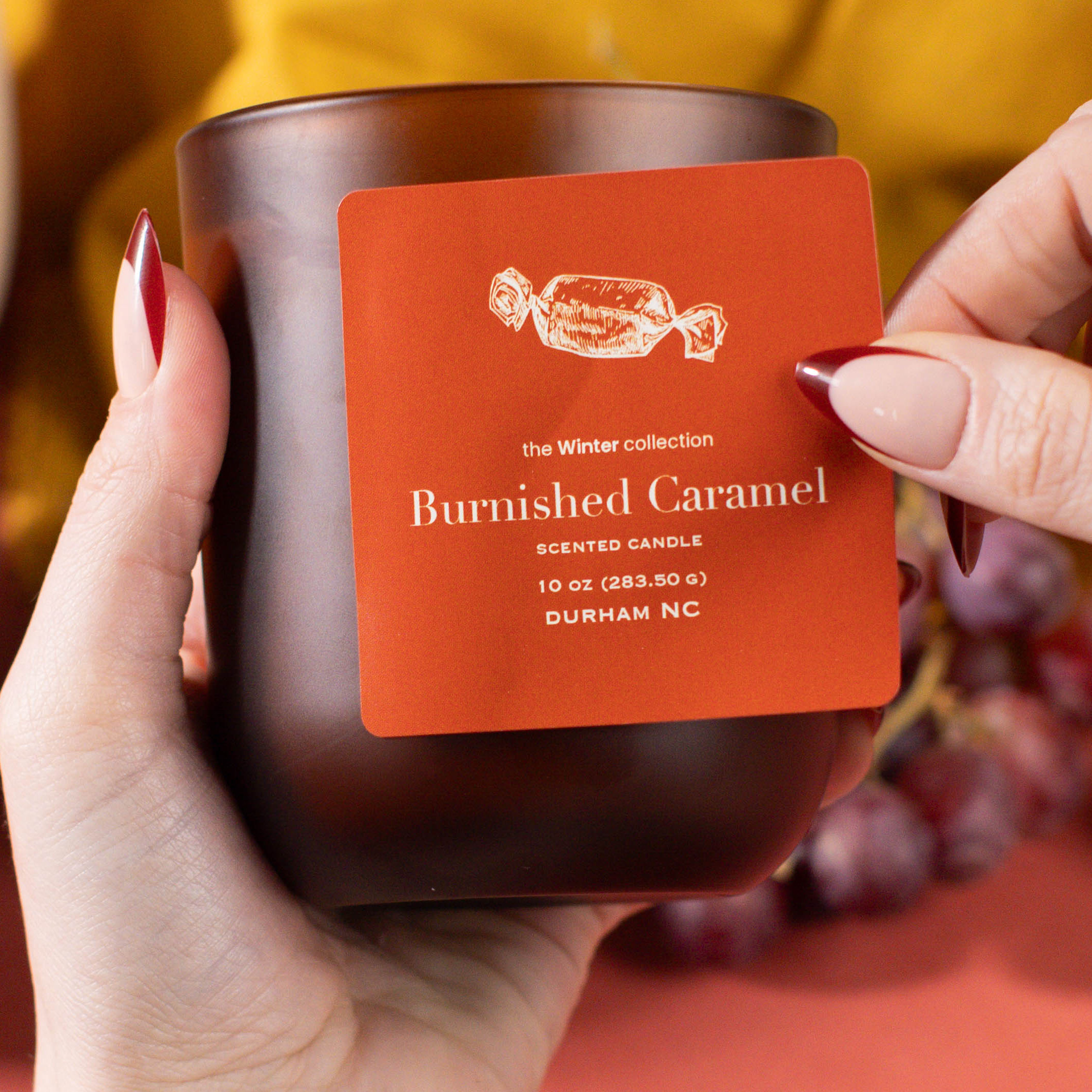 Gathered Season Burnished Caramel.