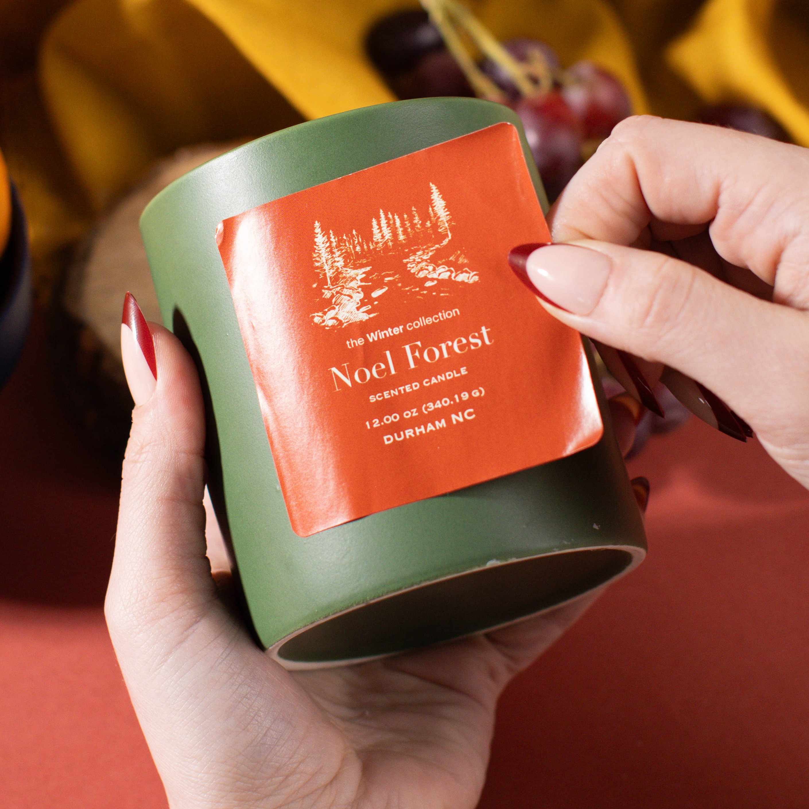 Gathered Season Noel Forest candle.
