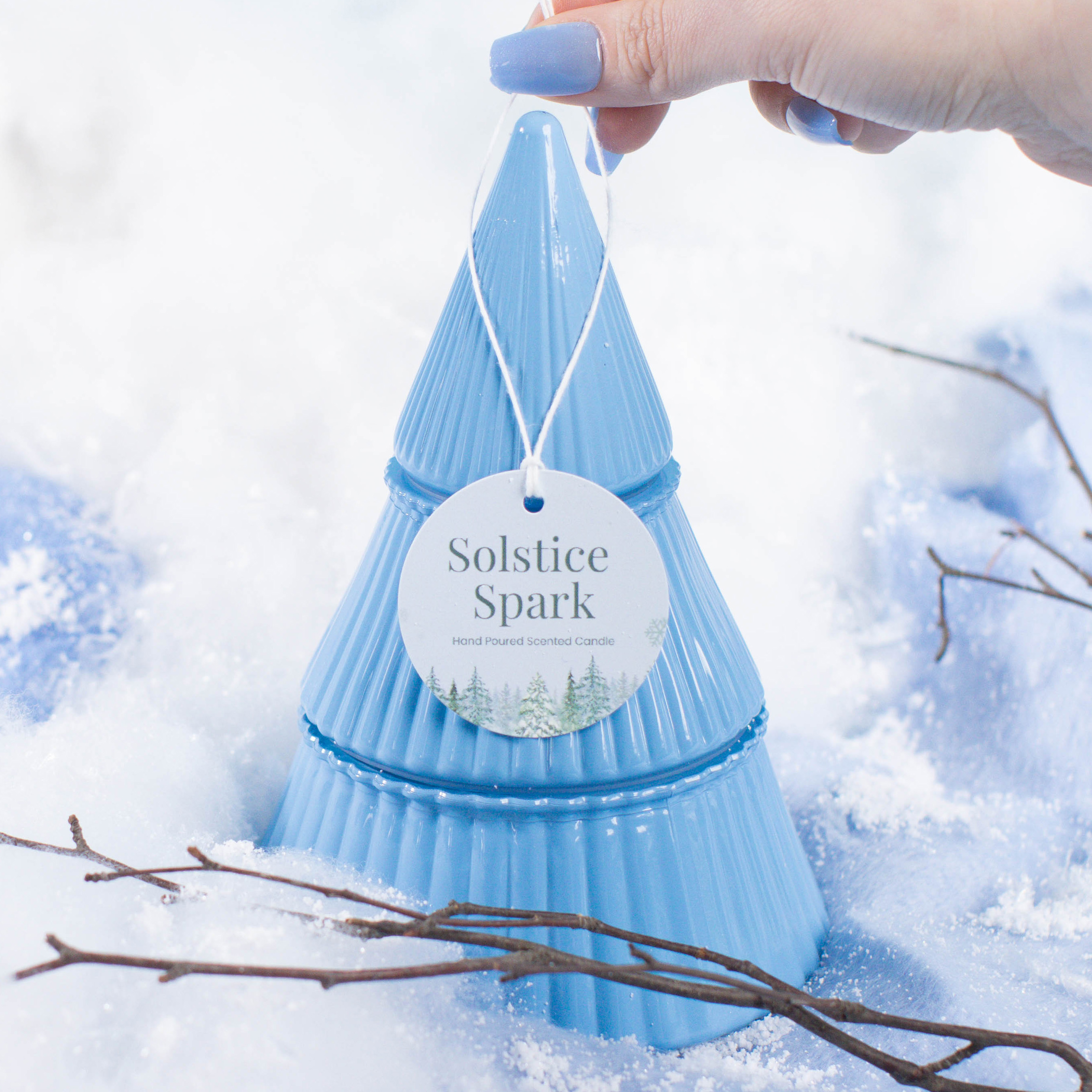 Winter Air Solstice Spark candle.