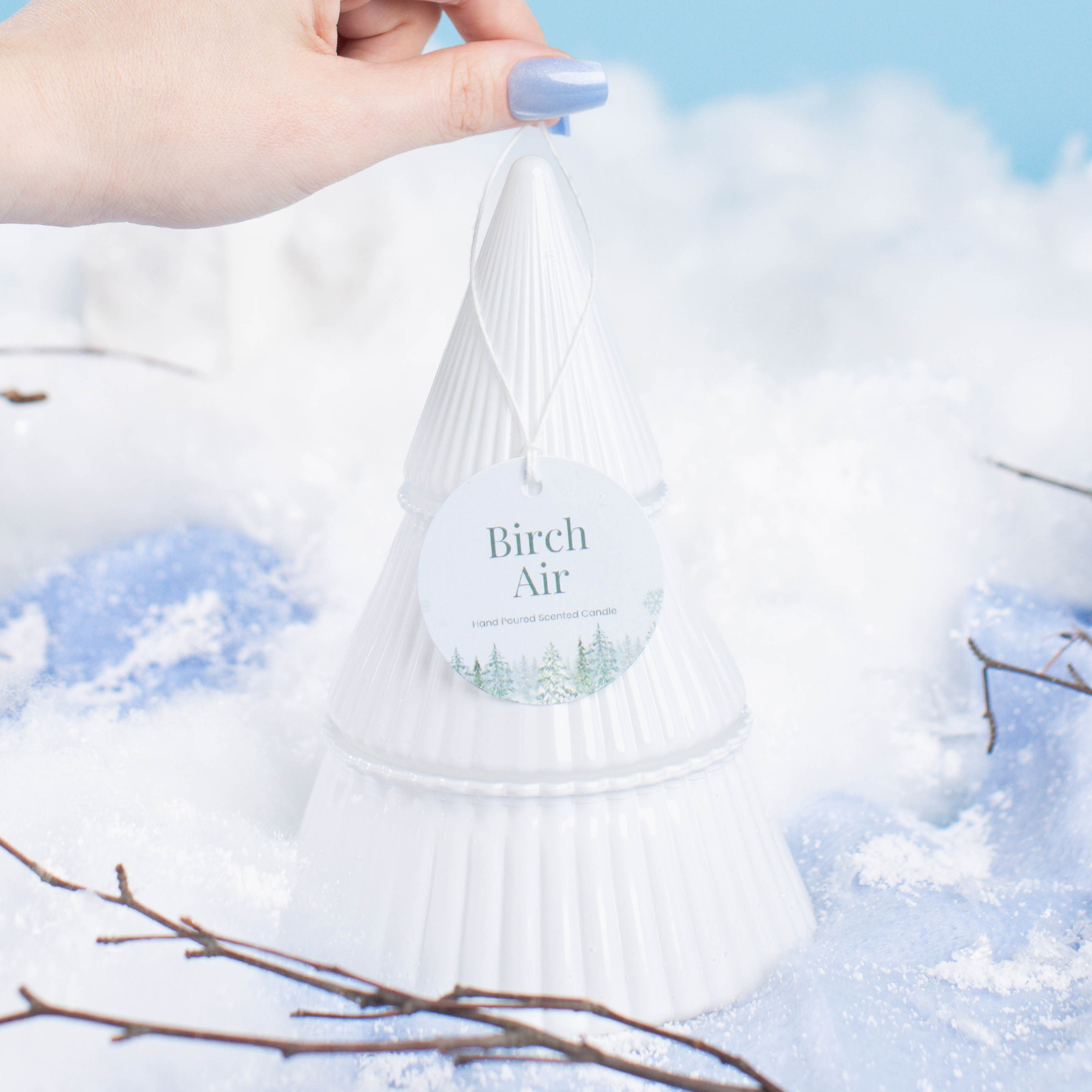 Winter Air Birch Air candle.