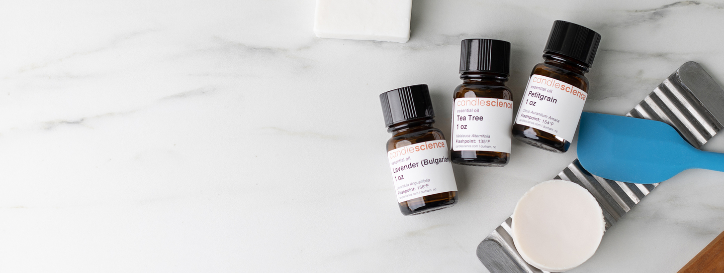 Essential oils and soap.