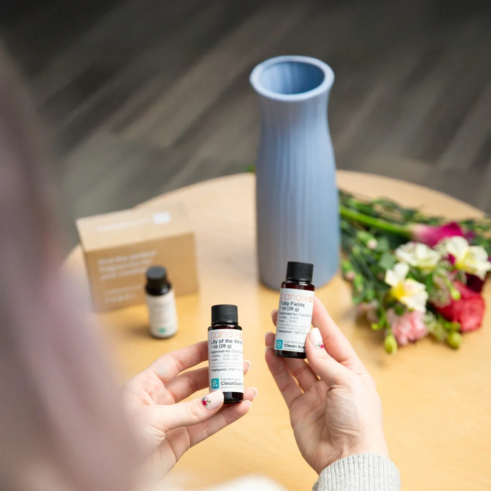 Spring In Bloom fragrance oil flight.